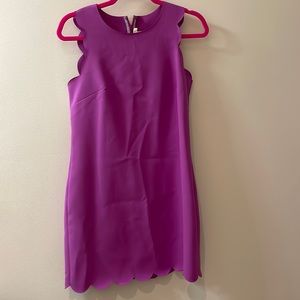 purple j.crew dress